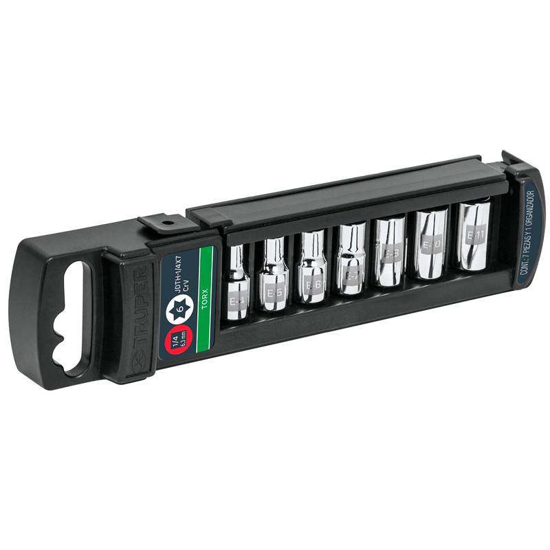 Set Bocallaves Torx 1/4 7 Pzas