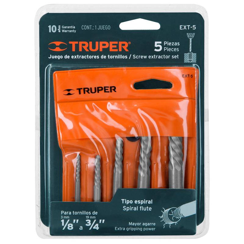 Set Extractor De Tornillo 5Pzs